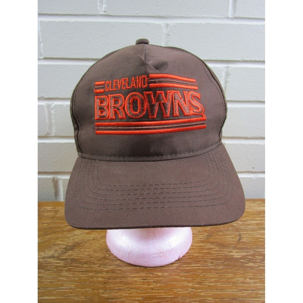 Vintage Cleveland Browns NFL Spell Out Drew Pearson Snapback Hat Cap Football